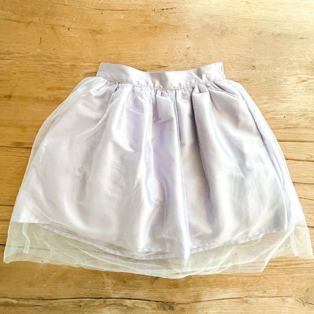 NWT! Janie & Jack Kimberly Goldson Satin Tulle Skirt, Size 7